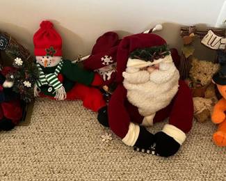 Lots of holiday decor to be sold, including a large selection of Christmas items.
