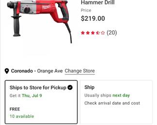Comps for milwaukee 5380-21 Model hammer drill kit