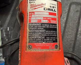 Milwaukee 1/2" 0-850RPM Magnum Drill