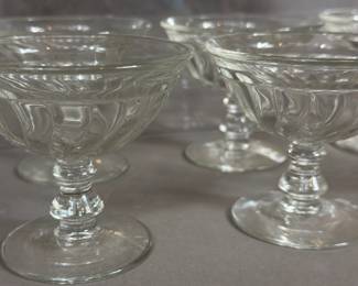 FOSTORIA COLONY FOOTED ICE TEA & SHERBET CUPS