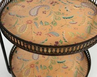 VINTAGE TRACY PORTER 2 TIER DESSERT STAND