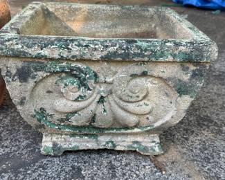 PLANTER POTS CONCRETE & CLAY HEAVY!
