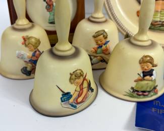 MI HUMMEL COLLECTIBLE PLATES & BELLS BY GOEBEL