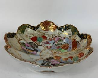 JAPANESE SATSUMA STYLE STORY BOWL