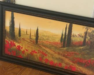 FRAMED PRINT TOSCANO PANEL I ART FRONCKOWIAK