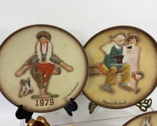 NORMAN ROCKWELL COLLECTIBLE PLATES KNOWLES