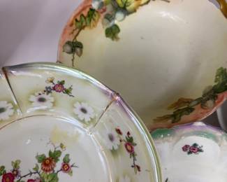 VINTAGE PLATES & PLATTER NORITAKE NIPPON BAVARIA