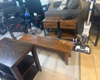 Tables, vacuum, wheelchairs