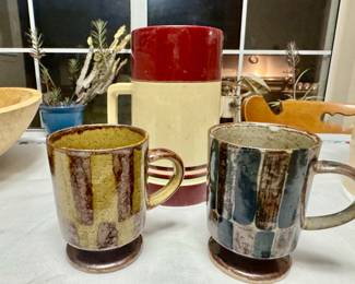 Mugs and thermal container