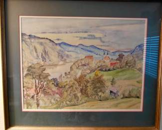 Hans Braun water color. Peter Spielhagen Fine Arts NEW YORK, N. Y. 