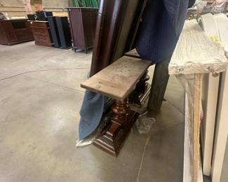 Wood dining table