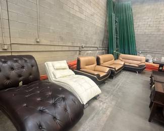 Chases, sofa sets, chairs