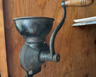 Antique Cast iron coffee grinder