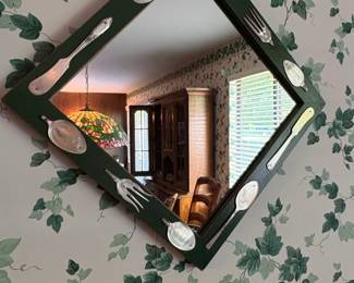 Upcycled Utensil Mirror