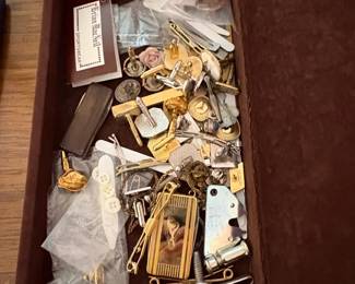 Assorted Mens Accessories Lot with Guess, Sheffield, and J.L. Hudson Co. items