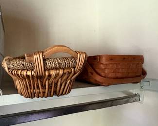 Wicker and Rattan Baskets Assortment