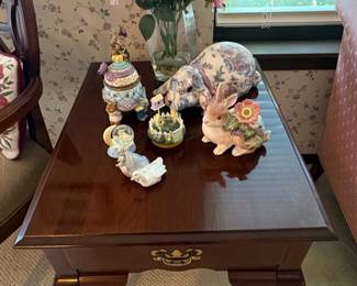 Assorted Easter and Spring Themed Collectibles