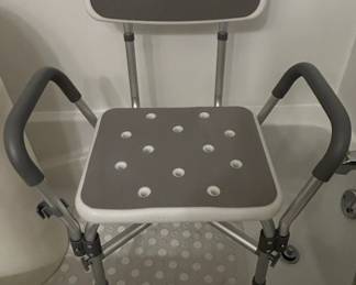 Adjustable Bath Safety Shower Chair with Back and Arms