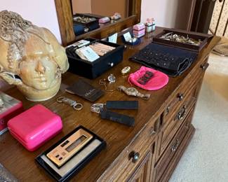 Assorted Collectibles and Decorative Items including Bronzed Baby Shoes second image