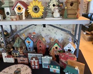 Assorted Decorative Birdhouses and Miniature Houses third image