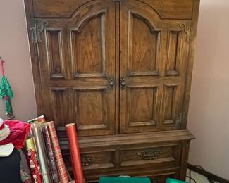 Vintage Thomasville Armoire or Wardrobe