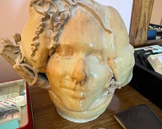 Ceramic Head Sculpture