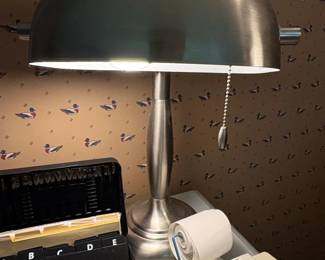 Brushed Nickel Dome Table Lamp  Zara Home