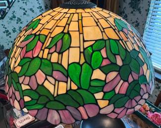 Meyda Tiffany Style Stained Glass Hanging Lamp second image