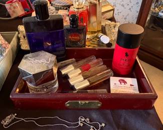 Assorted Designer Fragrances and Sterling Silver Star Necklace