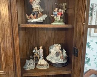 Vintage Oak China Cabinet and Hutch Virginia House fourth image