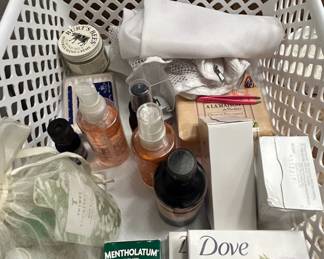Assorted Personal Care Items Basket