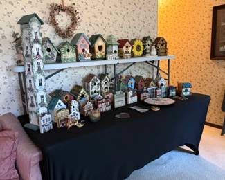 Assorted Decorative Birdhouses and Miniature Houses fourth image