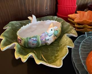 Assorted Decorative Ceramic Kitchenware  Fitz and Floyd, Temptations, Carlton Ware, McCoy fifth image