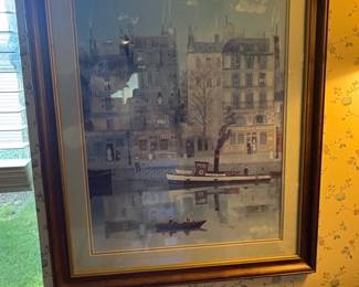 Michel Delacroix Le Canal Print