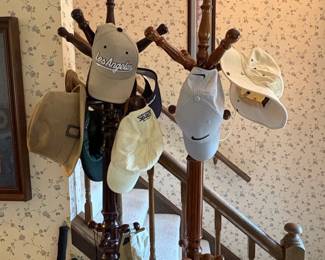 Wooden Coat Rack with Umbrella Stand third image
