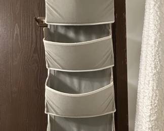 Yecaye Over the Door Organizer, Tier Hanging Storage, Gray