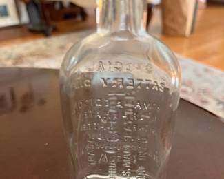 Thomas A. Edison "Special Battery Oil" bottle