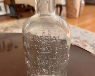 Back of Thomas A. Edison Bottle