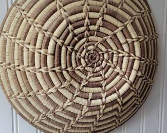 Woven coil baskets