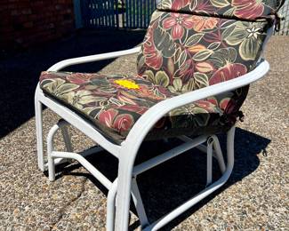 Vintage Glider Patio Chair $60