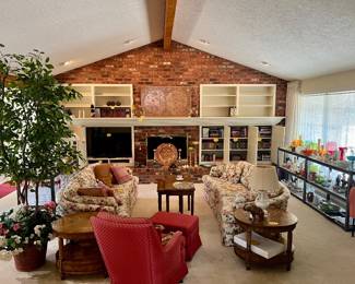 Castellano Couches $300 each - 8ft Ficus $75