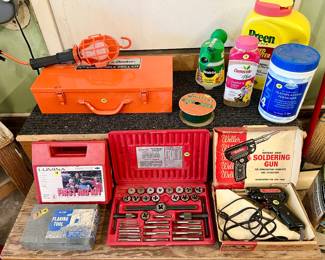 Assorted Tools and Garden Supplies