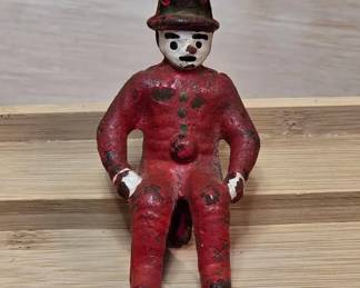 Kenton Hubley Dent Antique Cast Iron Fire Patrol Man
