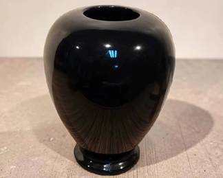 USA Stamped 448 Black Vase Vintage