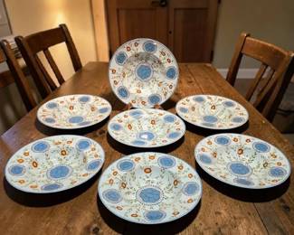 05 Ceralene Sarabande Soup Bowls by Raynaud Limoges