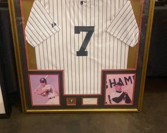 Mickey Mantle Signed Yankees Jersey