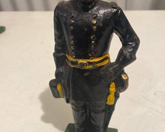 Vintage Cast Iron Soldier Figurine