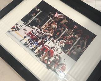 Signed 1980 Jim Craig USA Olympic Hockey