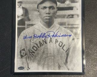 Wm Bobby Robinson Signed framed Photo