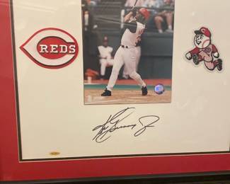Ken Griffey Jr. Signed Reds Photo